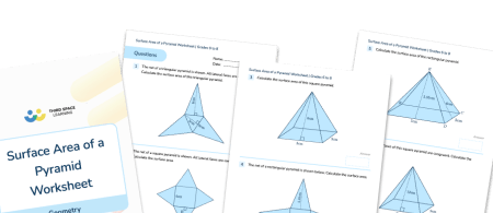 Surface Area Of A Pyramid Worksheet