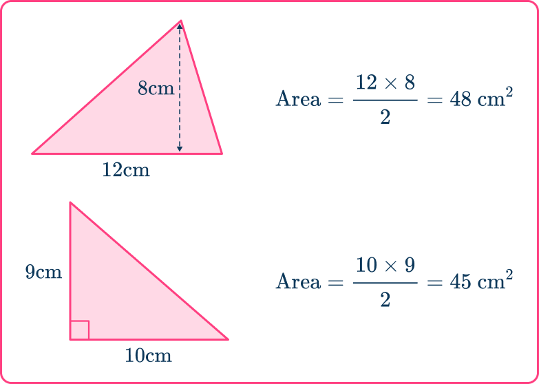 Trig formula for area of a triangle 2 US