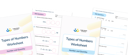 Types Of Number Worksheet