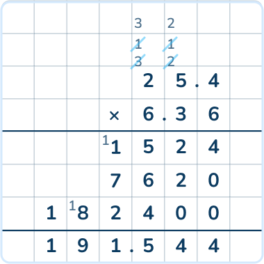 Completing a multiplication qorksheet answer