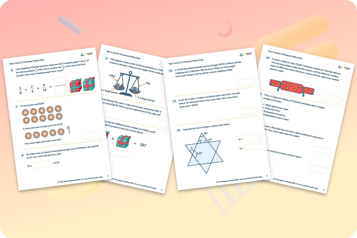 christmas maths quiz