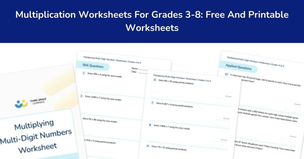 Worksheets - Third Space Learning