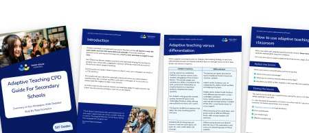 Adaptive Teaching CPD Guide For Secondary Schools