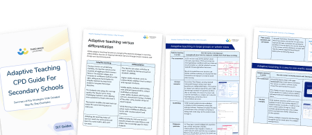 Adaptive Teaching CPD Guide For Secondary Schools