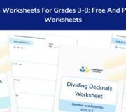 Division Worksheets For Grade 3-8: Free And Printable Worksheets