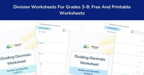 Division Worksheets For Grade 3-8: Free And Printable Worksheets