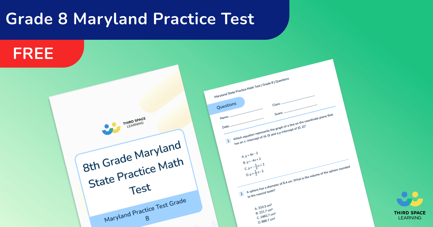 8th Grade Maryland MCAP Practice Test