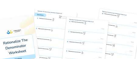 Rationalize The Denominator Worksheet