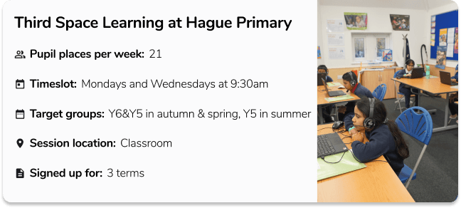 Primary Maths Tutoring Programmes