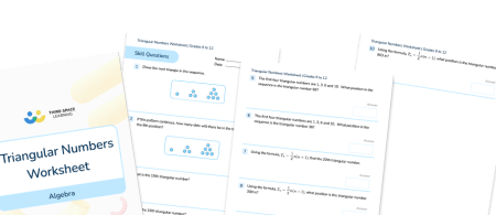 Triangular Numbers Worksheet