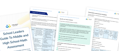 School Leaders Guide To Math Assessment