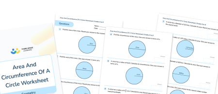 Area And Circumference Of A Circle Worksheet