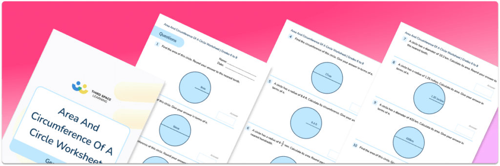 [FREE] Area And Circumference Of A Circle Worksheet