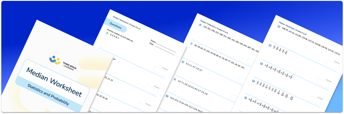 Median Worksheet