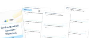 Solving Quadratic Equation - Math Steps, Examples & Questions