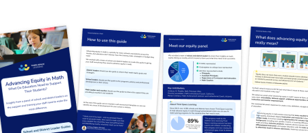 Advancing Equity In Math: What Do Educators Need? 