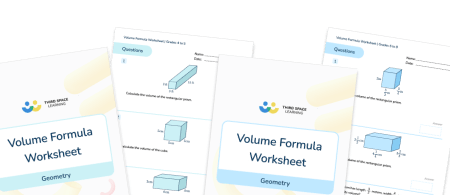 Volume Formula Worksheet