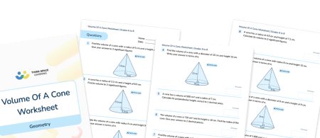 Volume Of A Cone Worksheet