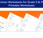 Long Division Worksheets For Grade 3-8: Free And Printable Worksheets