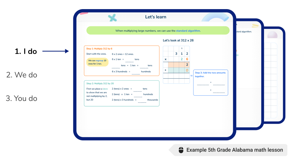 <h4>Alabama-aligned math lessons</h4><br>
