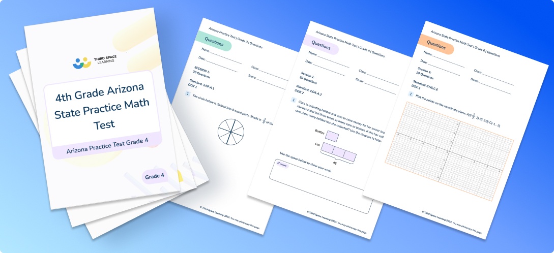 3rd Grade To 8th Grade Arizona AASA Practice Tests