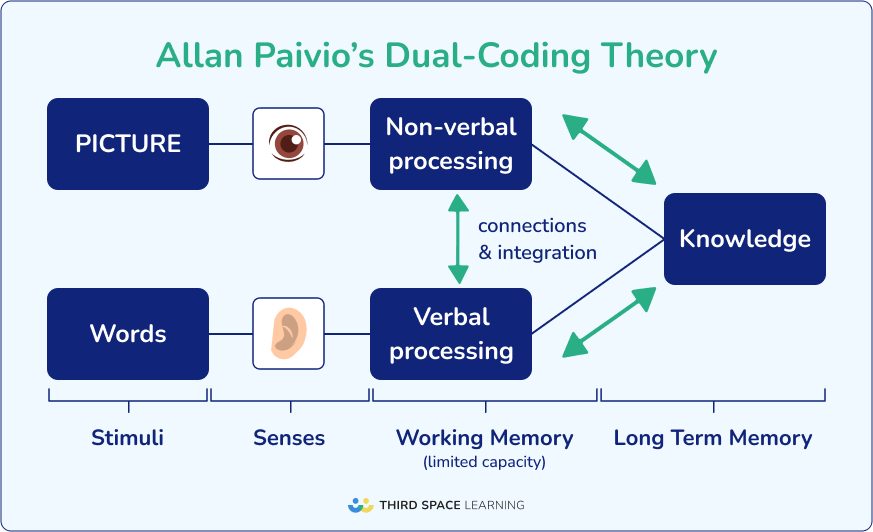 Dual coding learning strategy example