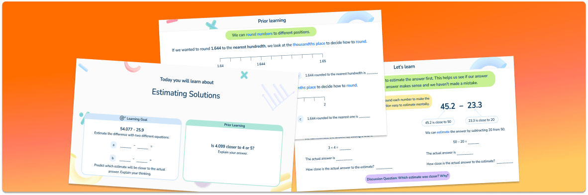 6th Grade Math Intervention Pack
