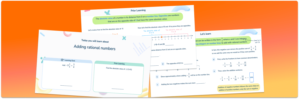 7th Grade Math Intervention Pack