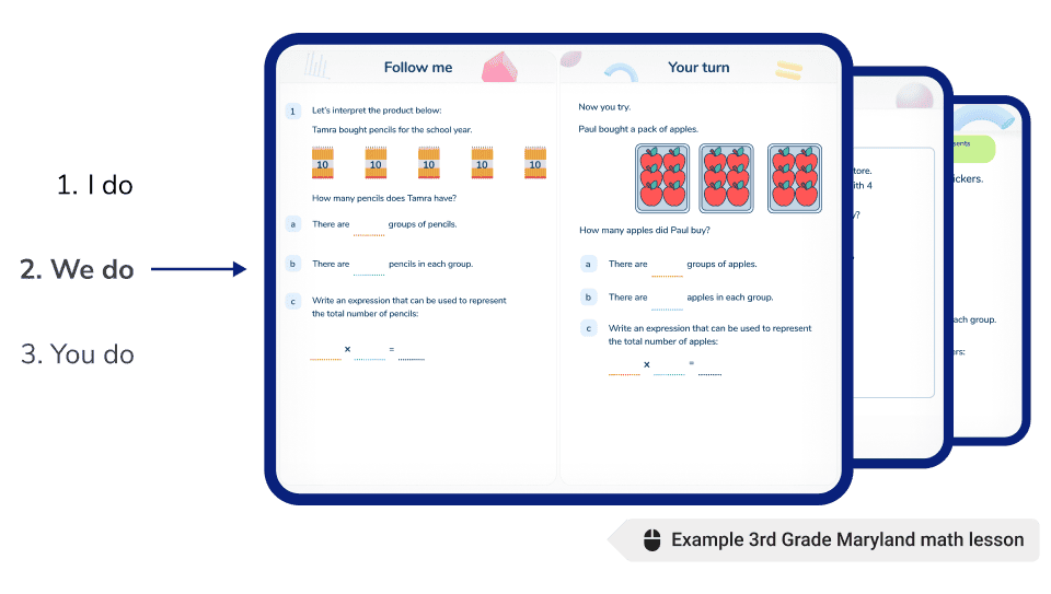 <h4>Maryland-Aligned math lessons</h4><br>