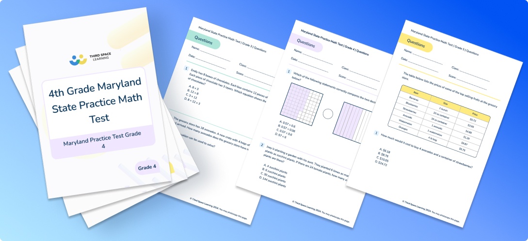 8th Grade Maryland MCAP Practice Test