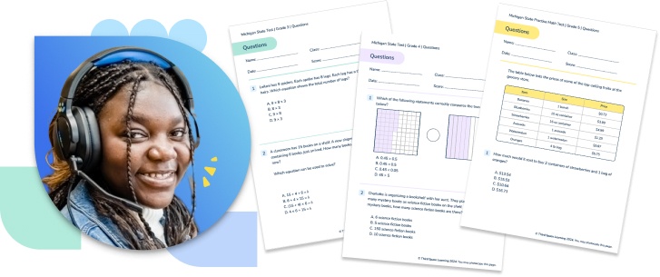 3rd Grade To 8th Grade Michigan M-STEP Practice Tests