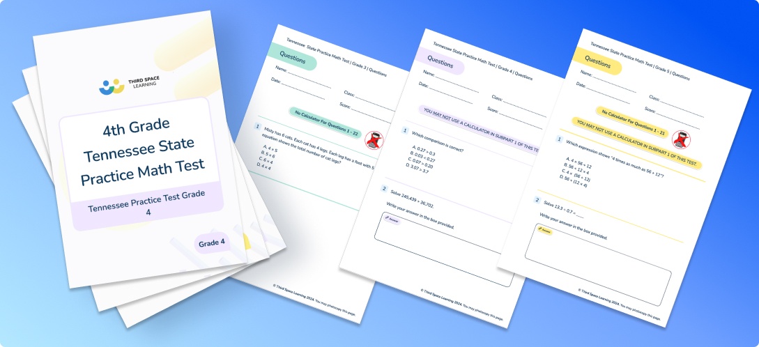 3rd Grade To 8th Grade Tennessee TCAP Practice Tests