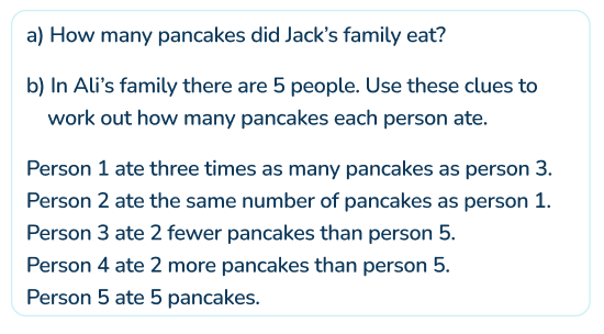 Easter maths activity question 2 