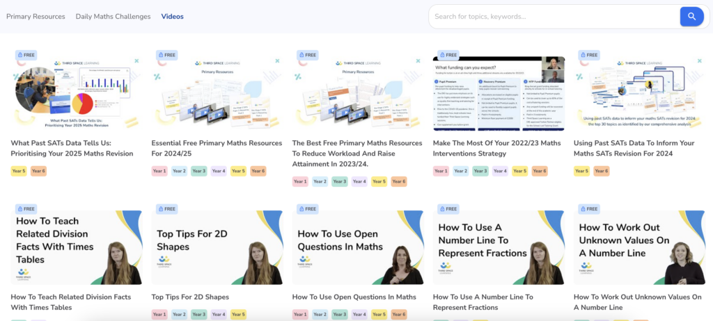 Video maths CPD from Third Space Learning