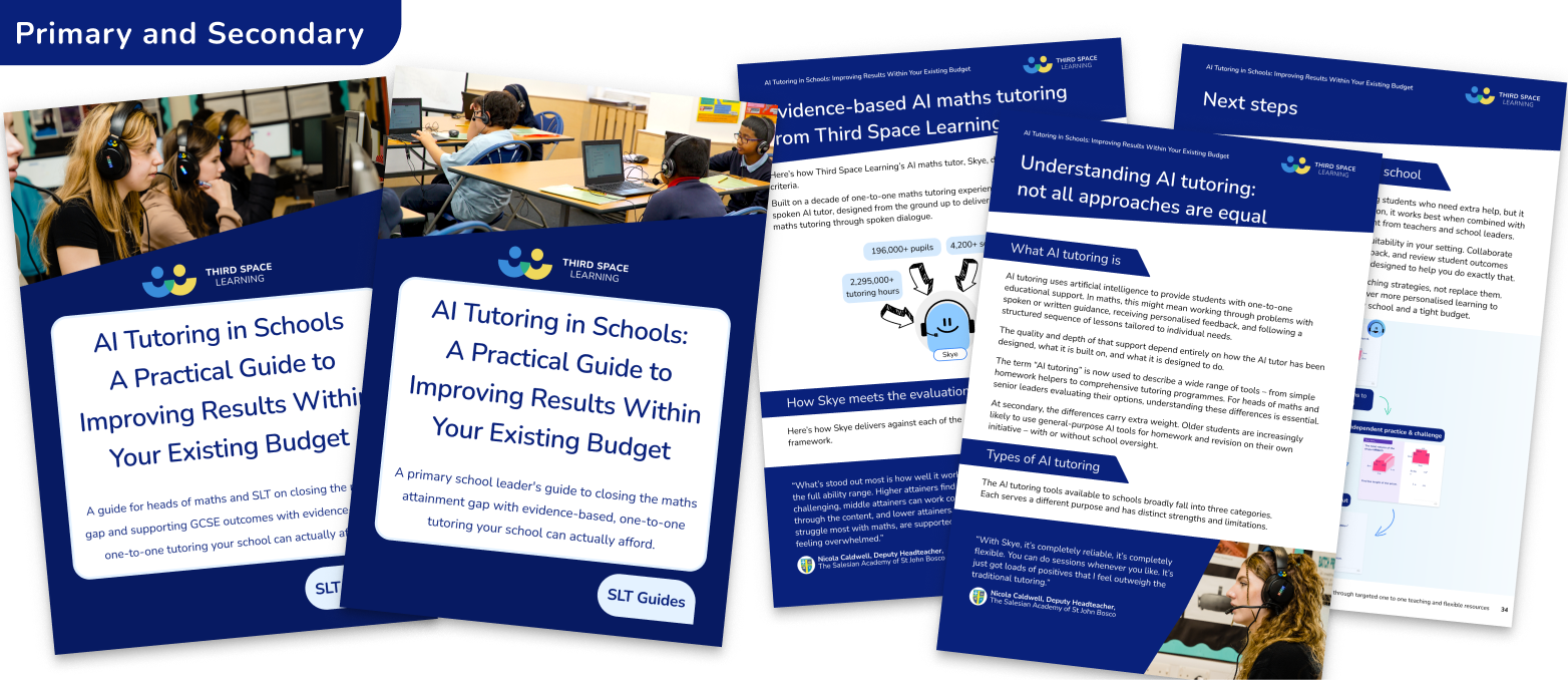 What Is The Current Evidence Into AI Tutoring And The Impact On Learners In School?