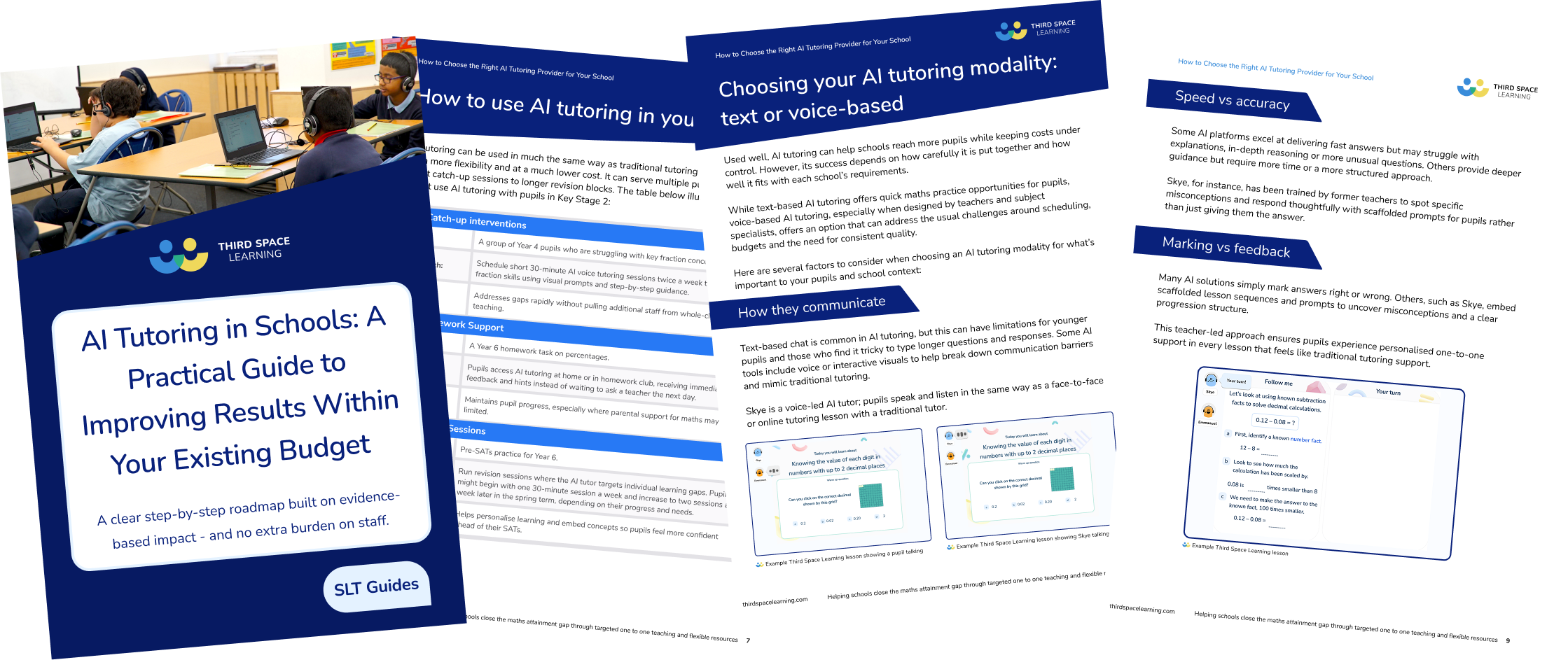 Third Space Learning's AI policy for AI maths tutoring and tools 