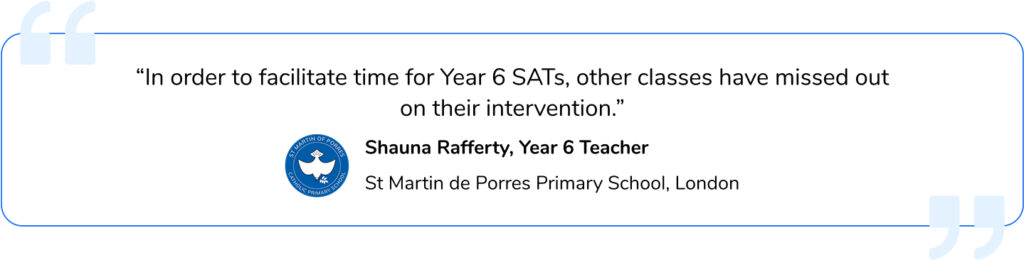 Booster quote maths SATs 2025