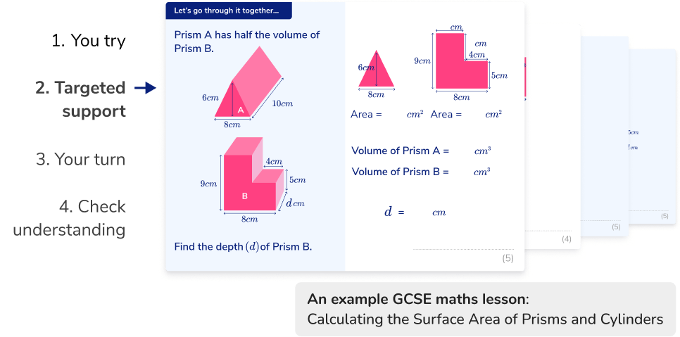 gcse maths ai tutoring lesson slide 2