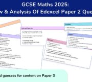 What’s Next? Analysis of 2025 GCSE Maths Paper 2 Topics With Recommended Revision List For GCSE Maths Paper 3 