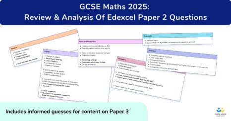 What’s Next? Analysis of 2025 GCSE Maths Paper 2 Topics With Recommended Revision List For GCSE Maths Paper 3 