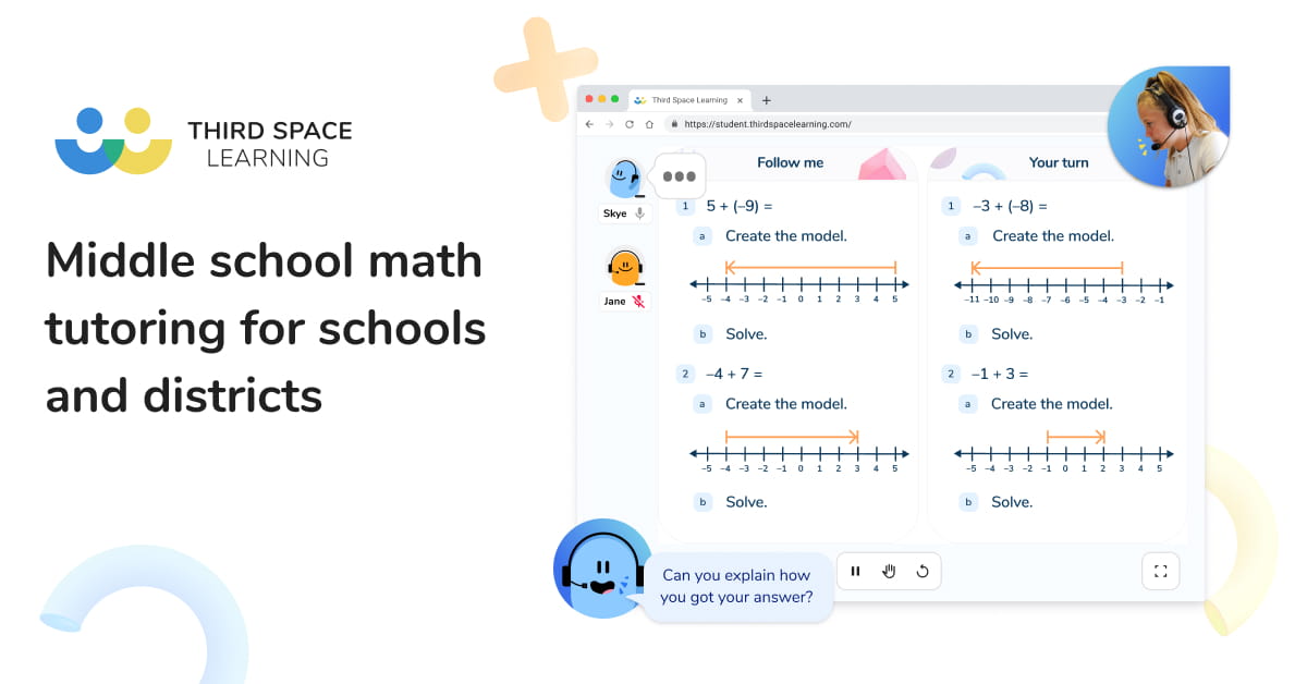 Middle School Math Tutoring Programs - Third Space Learning
