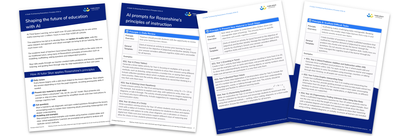 AI In The Classroom: How To Enhance Lesson Planning With Rosenshine’s Principles And Artificial Intelligence