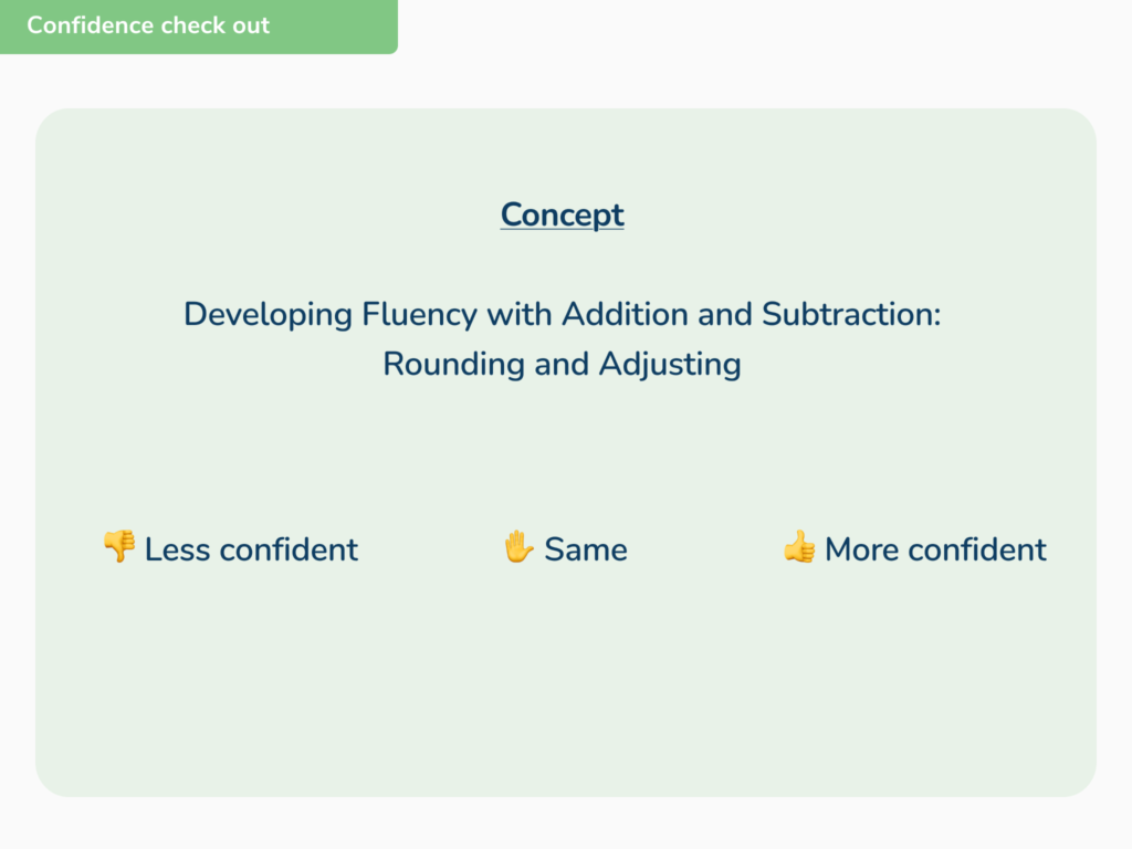 Confidence check out 