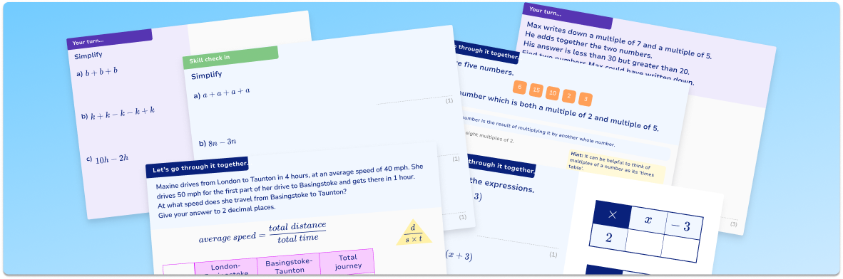 5 GCSE Maths Revision Lessons: Targeted, Confidence-Building Sessions for Grades 3–7