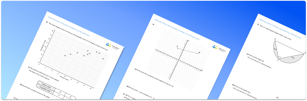 OCR Maths Foundation Papers: Set 5 (2026)