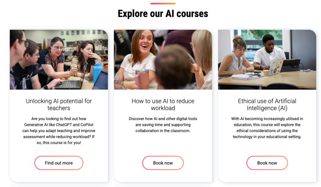 STEM Learning's AI training courses for teachers 