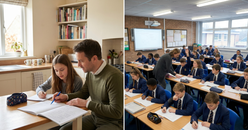 Private tutor vs whole class teaching