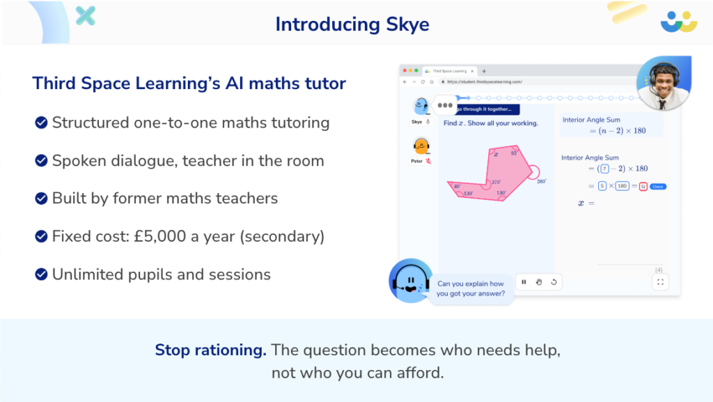 How AI maths tutor Skye works 