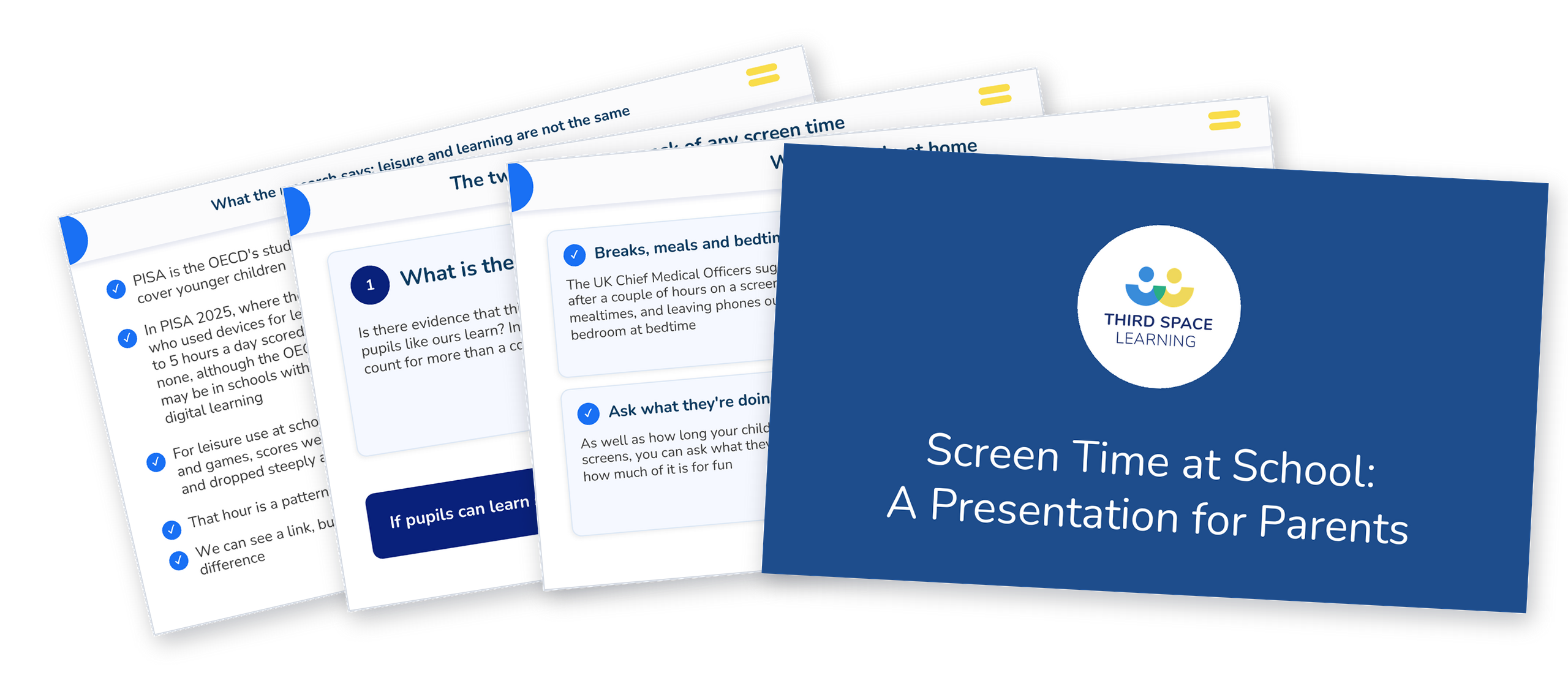 Screen Time at School: A Presentation for Parents